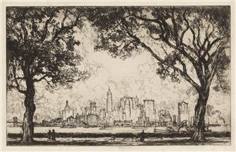 JOSEPH PENNELL Three etchings.